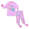 thumbnail image 5 of Hessimy Toddler Boys Girls Spring Summer 2Pcs Long Sleeve Sweatshirt Elastic Waist Pants Sweatsuit, Pullover Casual Set(Light Purple,6-7 Years), 5 of 7