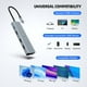 thumbnail image 3 of Hub USB C Tymyp10 Plata 4K HDMI y LAN RJ45 para Mac Pro/Air y Windows Surface Pro 7, 3 of 7