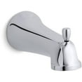 thumbnail image 2 of kohler k-10589-cp bancroft wall-mount diverter bath spout, polished chrome, 2 of 5