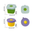 thumbnail image 3 of Baby Complementary Food Silicone Storage Box for Preservation, Steaming, Boiling, Portable Sealed Infant Feeding Bowl, 3 of 4