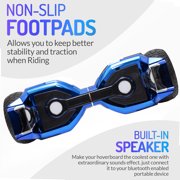 Emaxusa Off Road Hoverboards 8.5 inch Wheel with Bluetooth Speakers and LED Lights, All Terrain Self Balancing Scooter for Adults and Kids, UL Safety Certified (Blue)