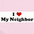 thumbnail image 2 of CafePress - I Love My Neighbor Infant Bodysuit - Baby Light Bodysuit, Size Newborn - 24 Months, 2 of 4