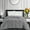 Silver Grey, variant on All-Season Super Soft and Luxury Comforter Alaskan King 120 by 120 inch Silver Grey Solid| 400 GSM Microfiber | 1 Piece Quilted Box Comforter Set