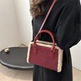 thumbnail image 1 of Bolso de hombro para mujer | Bolso de mano casual Tote Purse | Bolso bandolera bandolera con correa ajustable | Cuero PU | Se adapta al teléfono, la cartera, las gafas de sol, las llaves | Marrón, 1 of 5