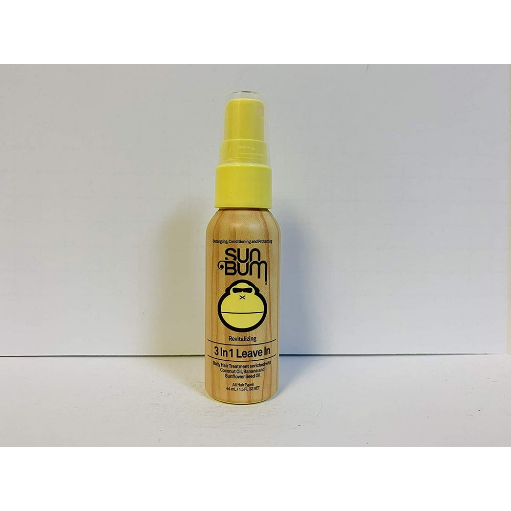 Sun Bum Beach Formula 3in1 Leavein Hair Conditioner Spray, 1.5 Fluid Ounce