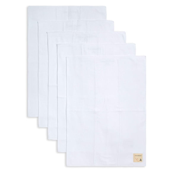 Paños para eructos Burt's Bees Baby, 100% algodón orgánico, paquete de 5