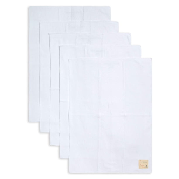 Paños para eructos Burt's Bees Baby, 100% algodón orgánico, paquete de 5