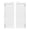 White-31.89*42.13 in, variant on Swinging Door Cafe Doors Solid Wood Partition Door Double-hinged Two-Way Double Doors for Hallway Porch Kitchen Bar Pub Entrance Partition 24.02 * 42.13 in, White