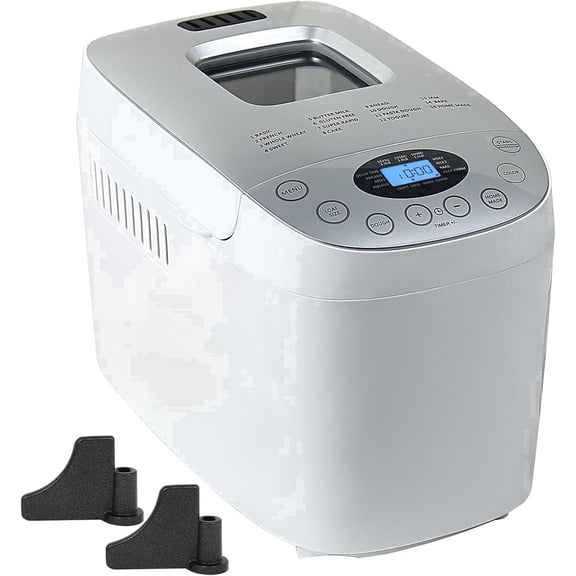 Davivy Bread Maker Machine 3.5LB, 15-in-1 Automatic Bread Machine Maker with Nonstick Bowl, Double Kneading Paddles, Add Signal, 3 Loaf Sizes and 3 Crust Settings,15-H Delay Timer