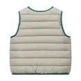 thumbnail image 4 of YUANxueke Kids Packable Lightweight Puffer Vest Quilted Padded Sleeveless Jacket Zip Up Fashion Warm Outwear Coat, 4 of 7