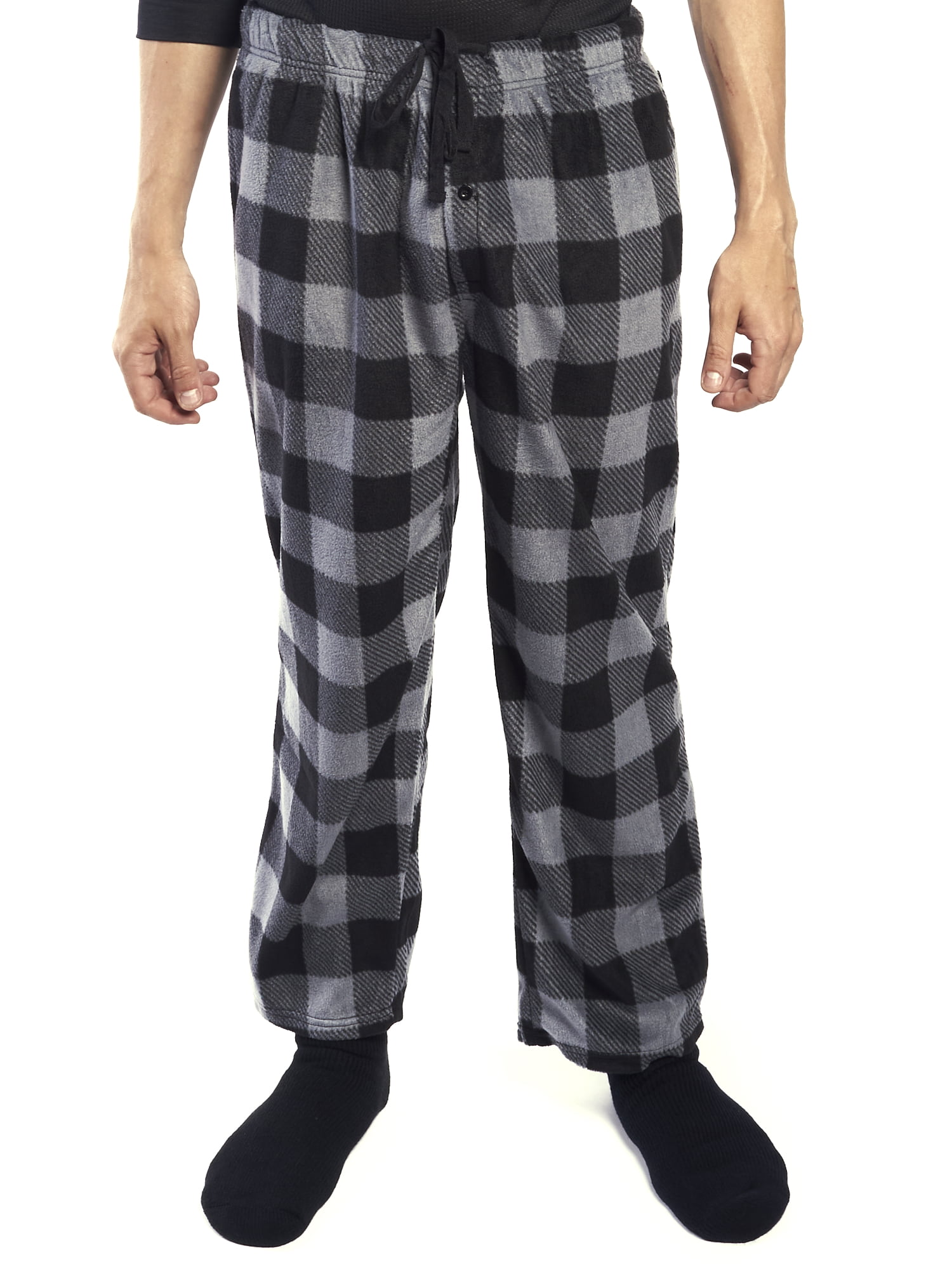 DG Hill - DG Hill Mens Pajama Pants Lounge Fleece Bottoms with Pockets ...