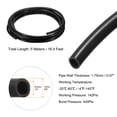 thumbnail image 2 of Uxcell Pneumatic Tubing Pipe Pu Hose Air Compressor PU Polyurethane Hose Tube for Air Compressor Water Fluid Transfer Black (10mm OD x 6.5mm ID), 2 of 7