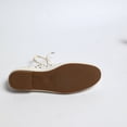 thumbnail image 6 of SuTry Women's Flat Shoes Round Toe Perforated Cut Out Slip On Breathable PU Leather Comfortable Lightweight Casual Office Daily Walking Flats(42), 6 of 9
