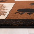 thumbnail image 7 of Brown Bear Wildlife Nature Paw Prints Fishing Rod Area Rug (3' 9" x 5' 1"), 7 of 7