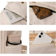 thumbnail image 4 of Mini Backpack Purses for Women Small Travel Backpack for Womens Cute Nylon Waterproof Backpack Purse Fashion Lightweight Purse Black Personal Item Travel Bag, 4 of 7