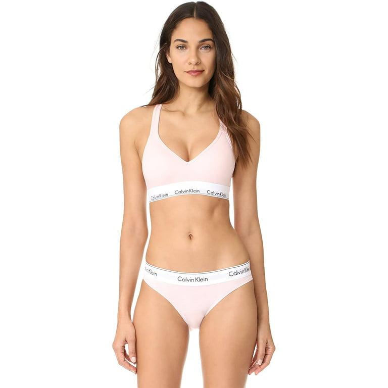 Calvin Klein NYMPH'S THIGH Modern Cotton Lightly Lined Bralette, US Large 