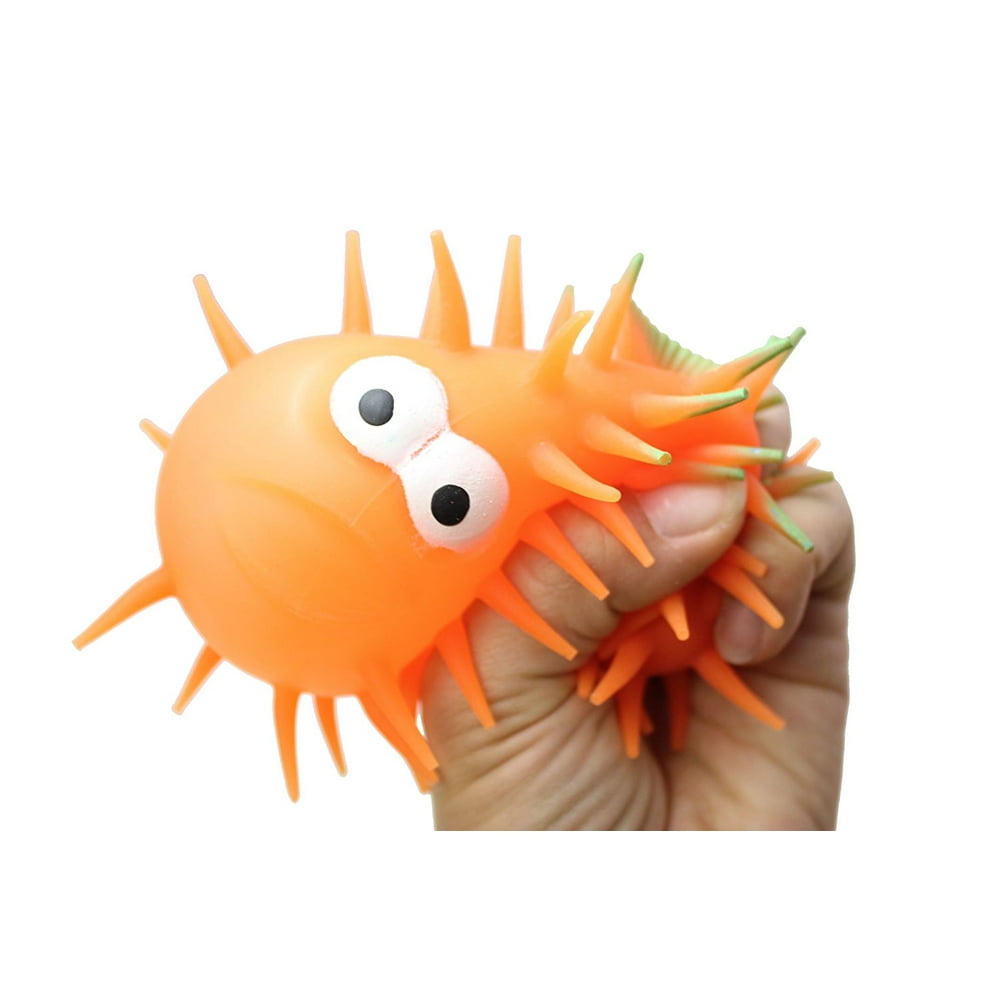 Puffer Fish Puffer Ball - Squishy Sensory Fidget Ball Toy - Walmart.com ...