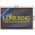 thumbnail image 3 of The Conjuring: The DeVil Made Me Do It - Logo Wall Poster, 14.725" x 22.375", Framed, 3 of 3