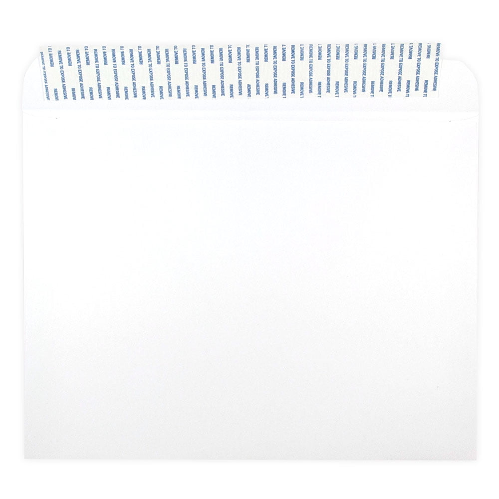 JAM Paper 10 x 13 Booklet Envelopes with Peel and Seal Closure, White, 100/Pack