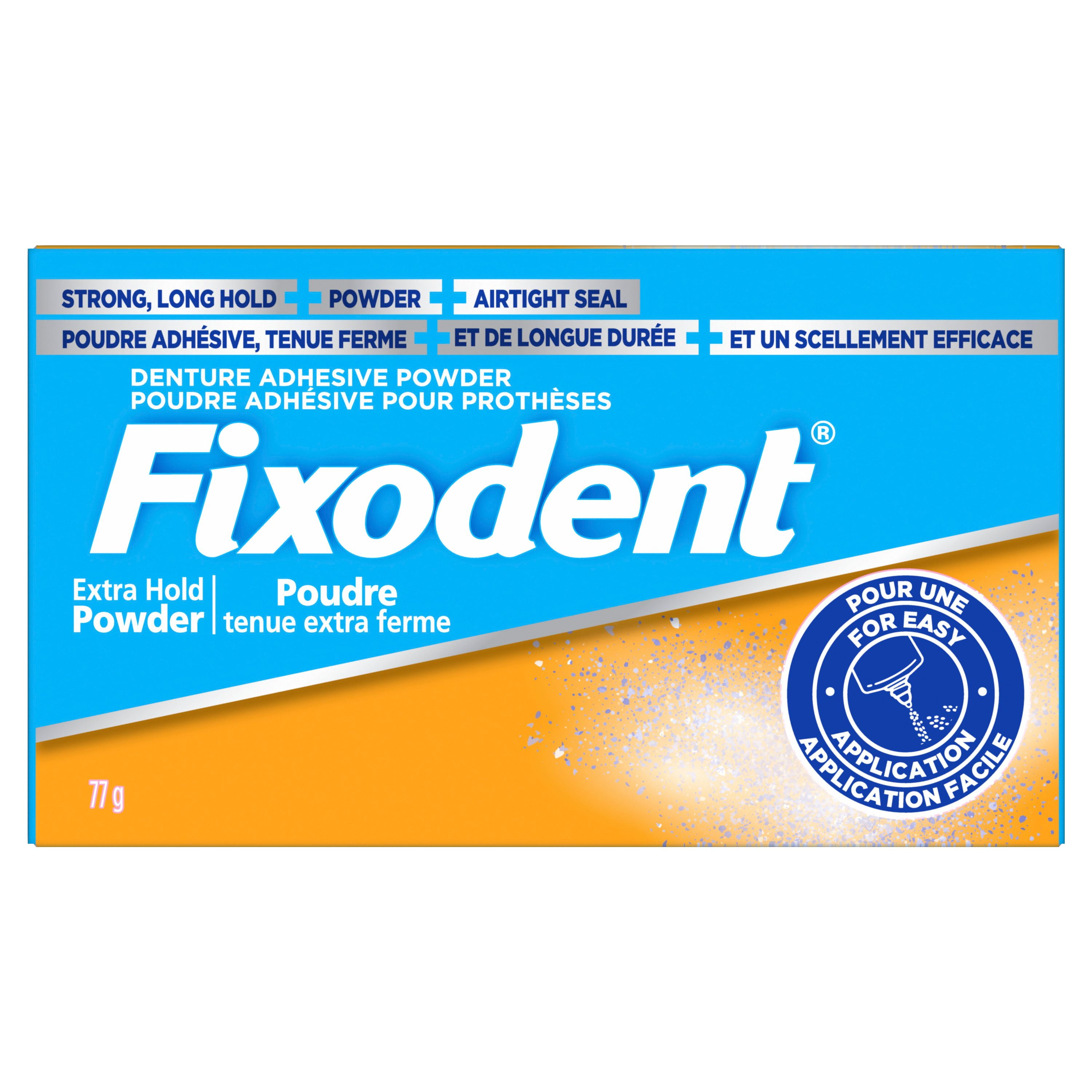Fixodent Extra Hold Denture Adhesive Powder, 77 g