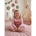 thumbnail image 5 of BemeyourBBs Toddler Baby Girl Valentines Day Outfits Fall Winter Spring Clothes Sweat Heart Long Sleeve Stripes Sweatshirt Pocket Pants Set, 5 of 9