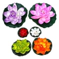 thumbnail image 4 of BRIGHTFUFU 6Pcs EVA Artificial Lotus Flower for Home Decor in White Realistic Style, 4 of 8