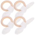 thumbnail image 5 of 4pcs Napkin Ring Holders Easter Bunny Ear Shaped Napkin Ring Cartoon Napkin Buckles, 5 of 5