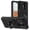 Black, variant on Fashion Case with Holder Stander Kickstand Drop Resistant Shockproof Case For Consumer Cellular Iris Connect