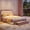 Pink with Drawer, variant on Twin Velvet LED Bed Frame, Princess Platform Bed with Cute Cat Headboard, Sturdy Wood Slat Support, Pink without Drawer, Bed Frame