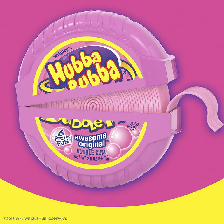 Hubba Bubba Bubble Tape, Awesome Original, 2 Ounce (Pack of 24)