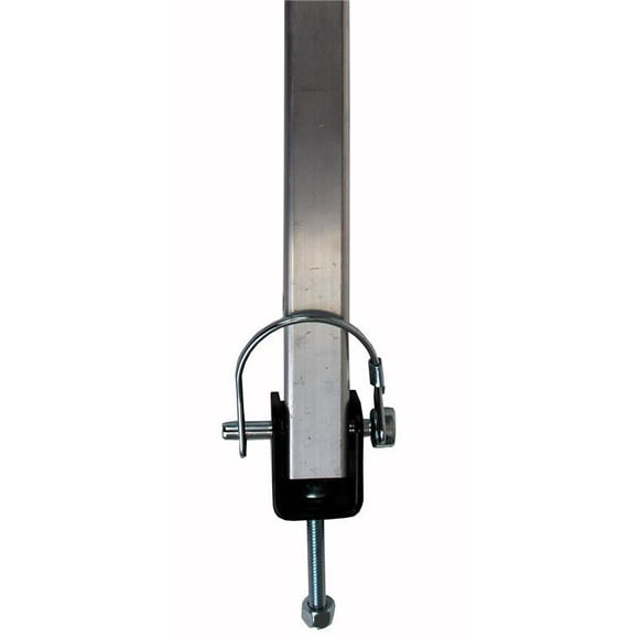 Attwood Marine Boat Transom Saver 400-B Used To Support Outboard While Trailering; Aluminum; 23 Inch To 35 Inch Long; Single; Adjustable; Composite Head; With Trailer Mounting Bracket