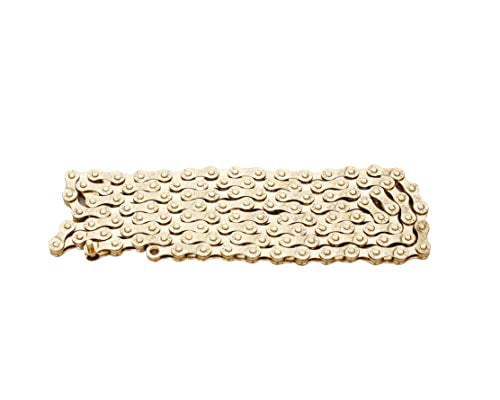 ZHIQIU FSC 6,7,8 Speed 116L Bicycle Chains Silver,Gold 1/2x3/32-Inch Gold 