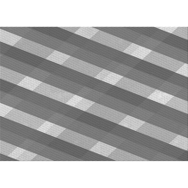 Ahgly Company Machine Washable Indoor Rectangle Transitional Gray Cloud Gray Area Rugs, 2' x 4'