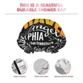thumbnail image 5 of Kdxio Travel Print Shower Cap for Women,Elastic and Reusable,Double Waterproof Layers Bathing Hat, 5 of 9
