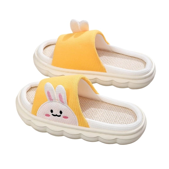 BRICH Cartoon Slippers for Girls Cute Animal Shape Slippers Thick Sole Soft Indoor Outdoor Slippers for Kids