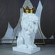 thumbnail image 3 of Estatuas Artesanía Estatuilla de animales salvajes Escultura de porche blanco Zulema Figurilla abstracta, 3 of 8