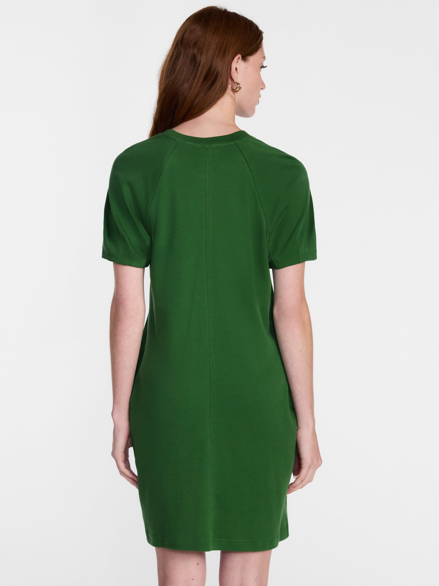 Scenario Women's and Women's Plus Mini Dress with Short Raglan Sleeves, Sizes XS-4X