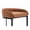 Brown Faux Leather - Matte Black Frame, variant on Zesthouse 26.6″ Modern Bar Stools Set of 2, Upholstered Faux Leather Counter Height Stools with Low Back and Thickened Antique Bronze Metal Frame, Kitchen Island Bar Chairs, Black