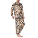thumbnail image 2 of Balery Watercolor Zebra Pijama para Hombre de Dos Piezas con Manga Larga, Conjunto de Dormir y Descanso Suave con Bolsillos-Large, 2 of 7