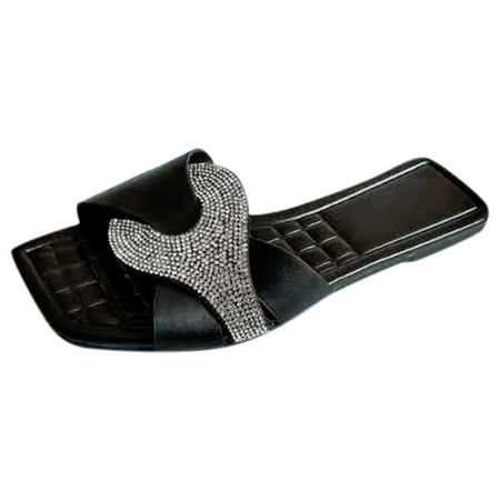 

Youmylove Sandals Women Dressy Flat Open Toe Slippers Flip Flops Casual Comfortable Travel Shoes Summer Comfy Daily Simple Walking Footwears
