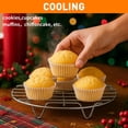 thumbnail image 4 of 8 Inch Cooking Rack Round 304 Stainless Steel Baking and Cooling Steaming Rack w Stand Cookware for Air Fryer Pressure Cooker Canning 2Pcs, 4 of 4