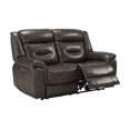 thumbnail image 2 of ACME Imogen Loveseat (Power Motion) in Gray Leather-Aire, 2 of 5