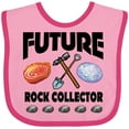 thumbnail image 3 of Inktastic Future Rock Collector Boys or Girls Baby Bib, 3 of 4