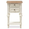 thumbnail image 2 of Marquetterie French Provincial Style Two-Tone 2-Drawer and 1-Shelf Nightstand, 2 of 3