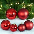 thumbnail image 4 of Northlight Shatterproof Christmas Ball Ornaments - 2.25" to 4" (100mm) - Red - 50ct, 4 of 7