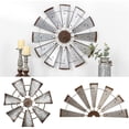 thumbnail image 2 of Iron Windmill Wall Decor for Farmhouse Home Metal Wall Art Ornaments Iron Hangings Decoration Unique Design, 2 of 8