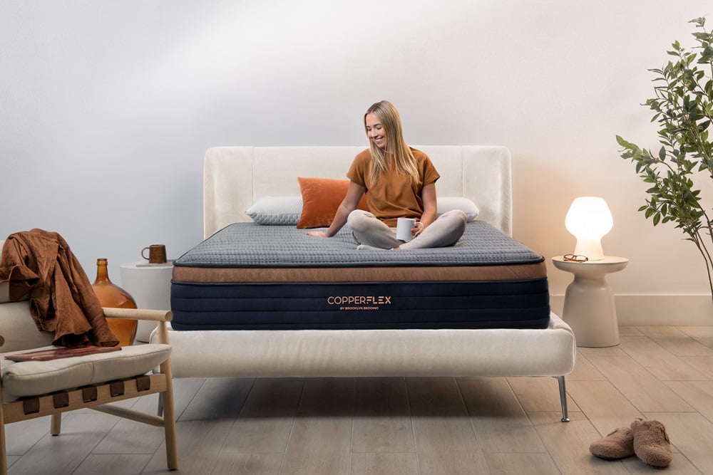 Brooklyn Bedding CopperFlex 12" Foam Mattress with Zoned Foam, Twin