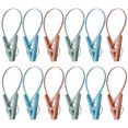thumbnail image 2 of FRCOLOR quilt clamp Windproof Drying Clips with Rope for Clothesline Assorted Color PP Material 12pcs,7.48"X1.18"X0.51", 2 of 5