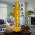 thumbnail image 2 of HGTV Home Collection by National Tree Company Christmas Decoration,Yellow, Nutcracker, 24 Inch, 2 of 3