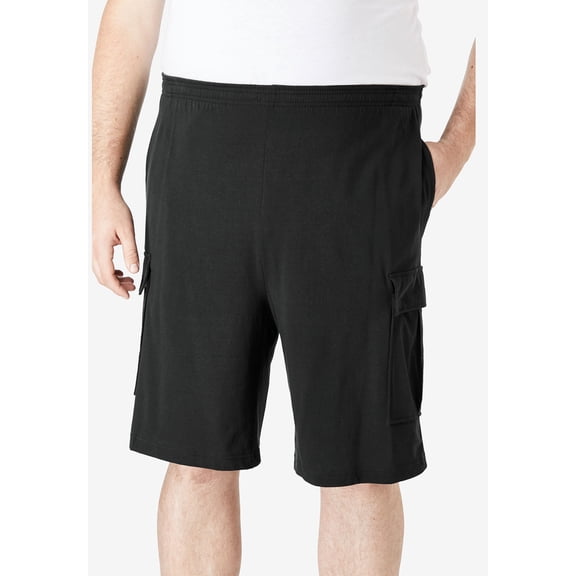 KingSize Men's Big & Tall Lightweight Jersey Cargo Shorts